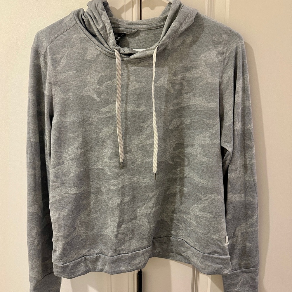 Vuori Gray Camo Halo Hoodie
